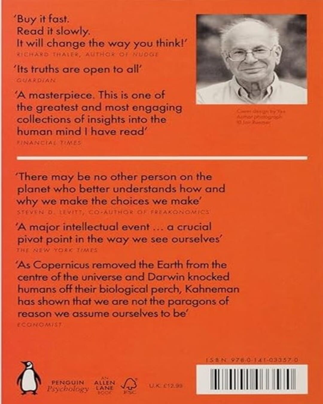 Thinking, Fast & Slow by Daniel Kahneman [Paperback]