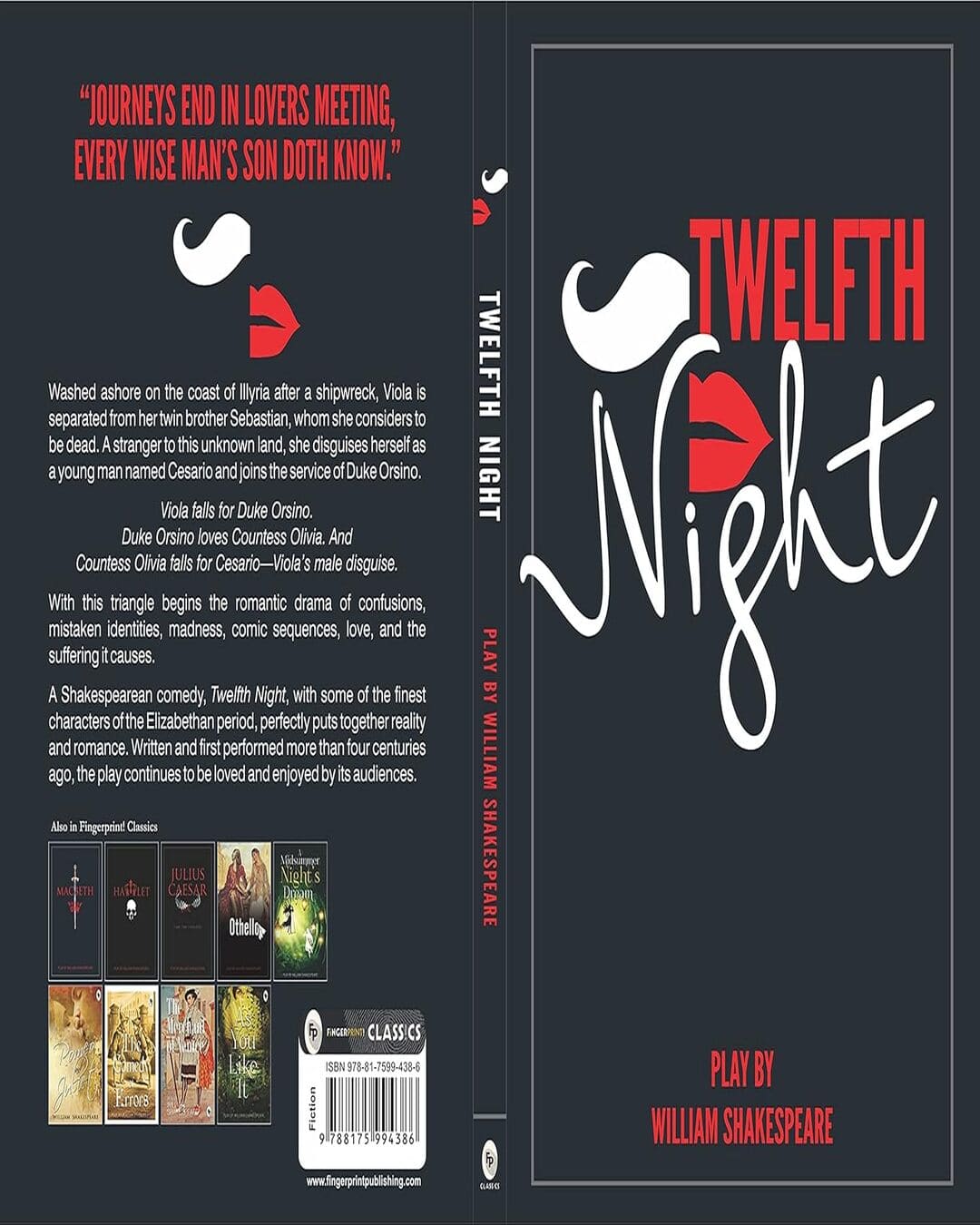 Twelfth Night  - Classics by William Shakespeare [Paperback]