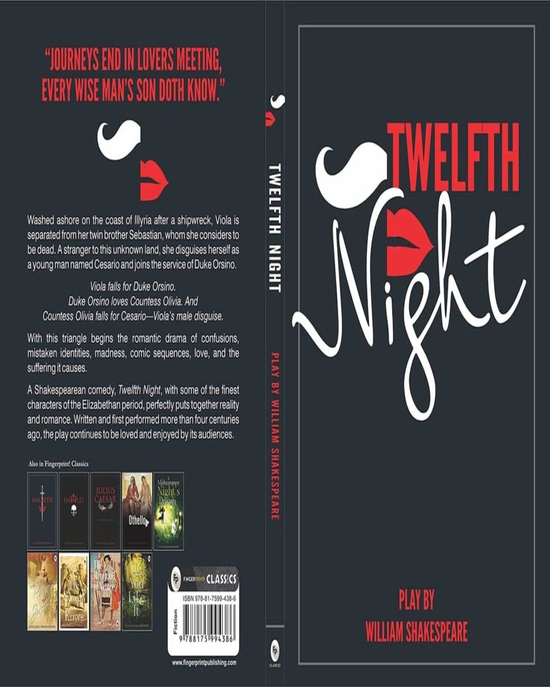 Twelfth Night  - Classics by William Shakespeare [Paperback]