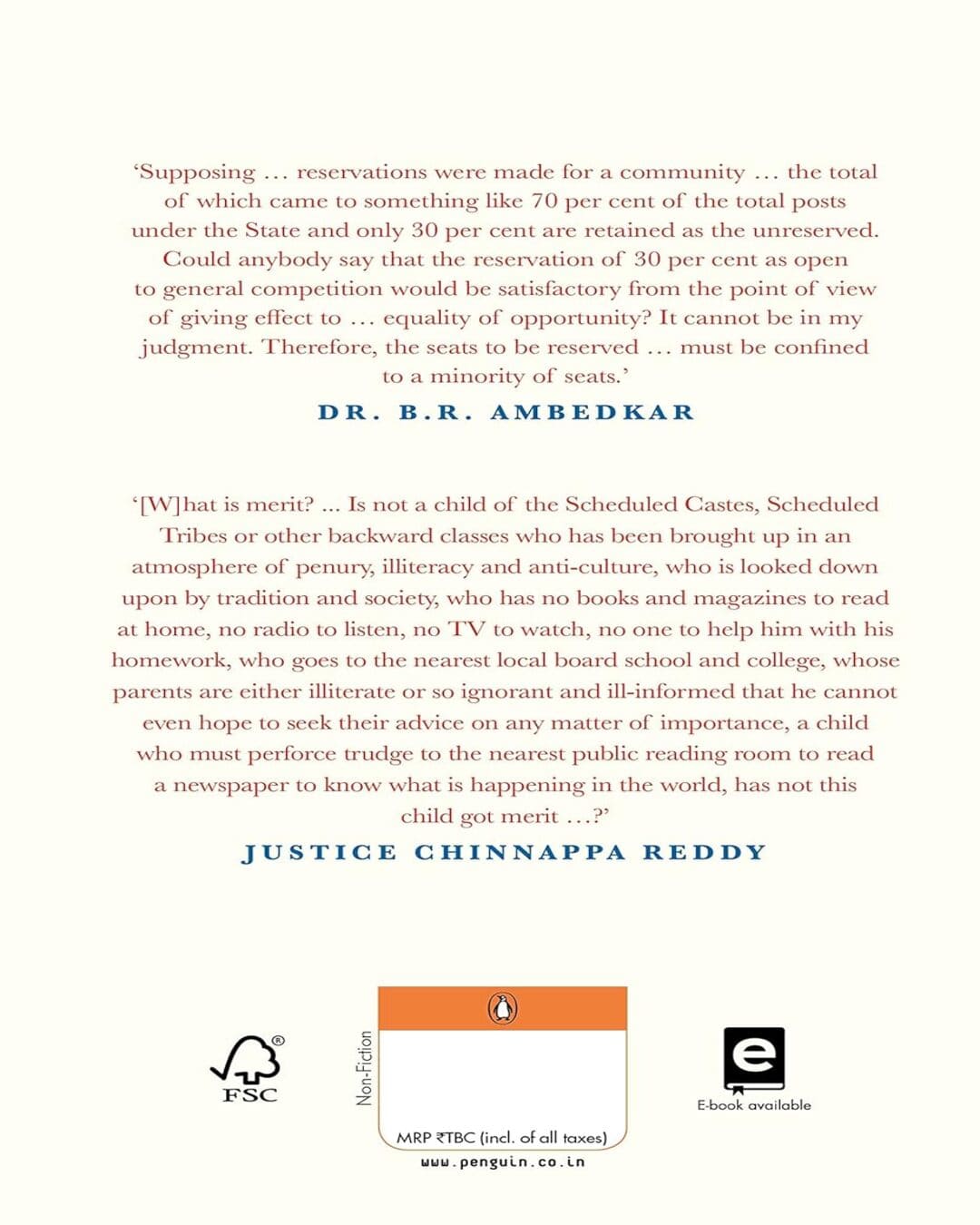 These Seats Are Reserved: Caste, Quotas by Chandrachud, Abhinav [Hardcover]