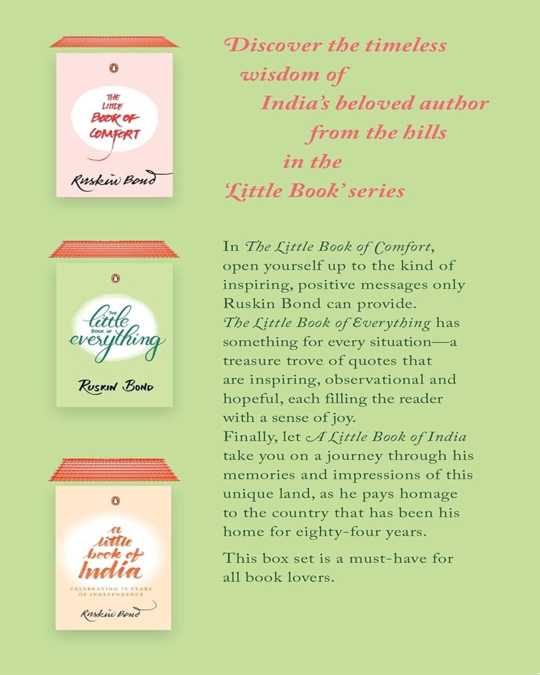 The Big Box of Little Books: Discovering Ruskin Bond [Hardcover]