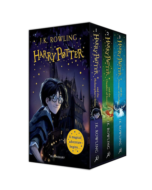 Harry Potter 1-3 Box Set: A Magical Adventure Begins by J K Rowling [Paperback]