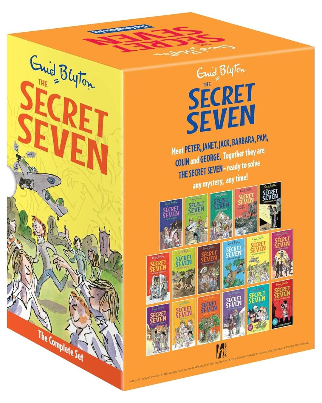 SECRET SEVEN COMPLETE BOX SET OF 17 TITLES by Enid Blyton [Product Bundle]