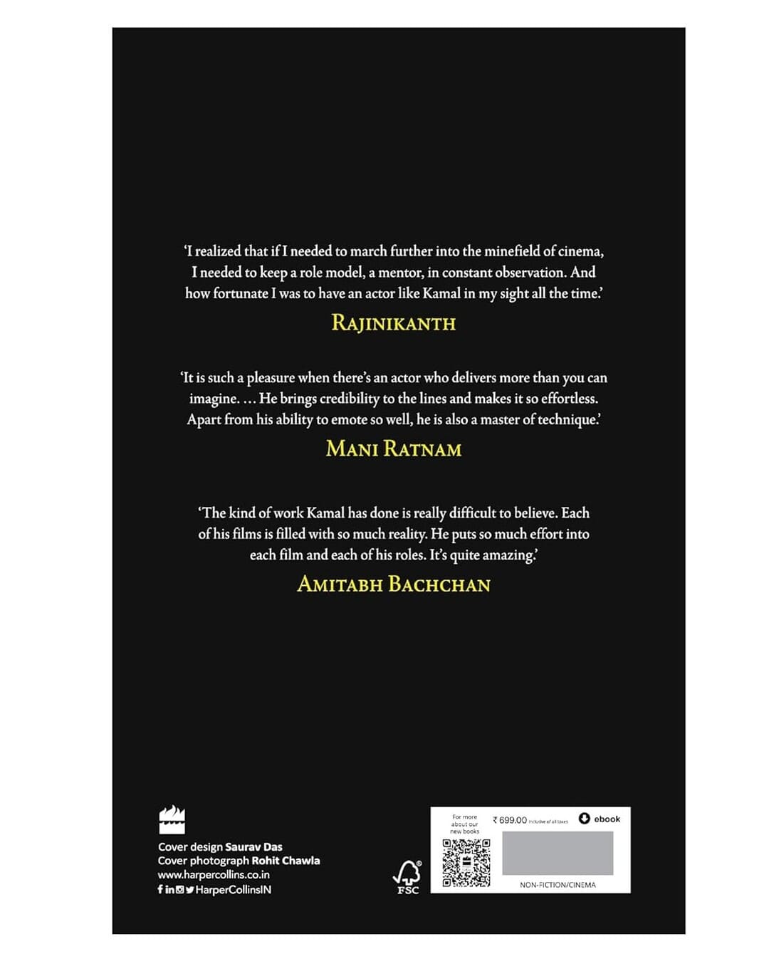 Kamal Haasan : A Cinematic Journey by K. Hariharan [Hardcover]