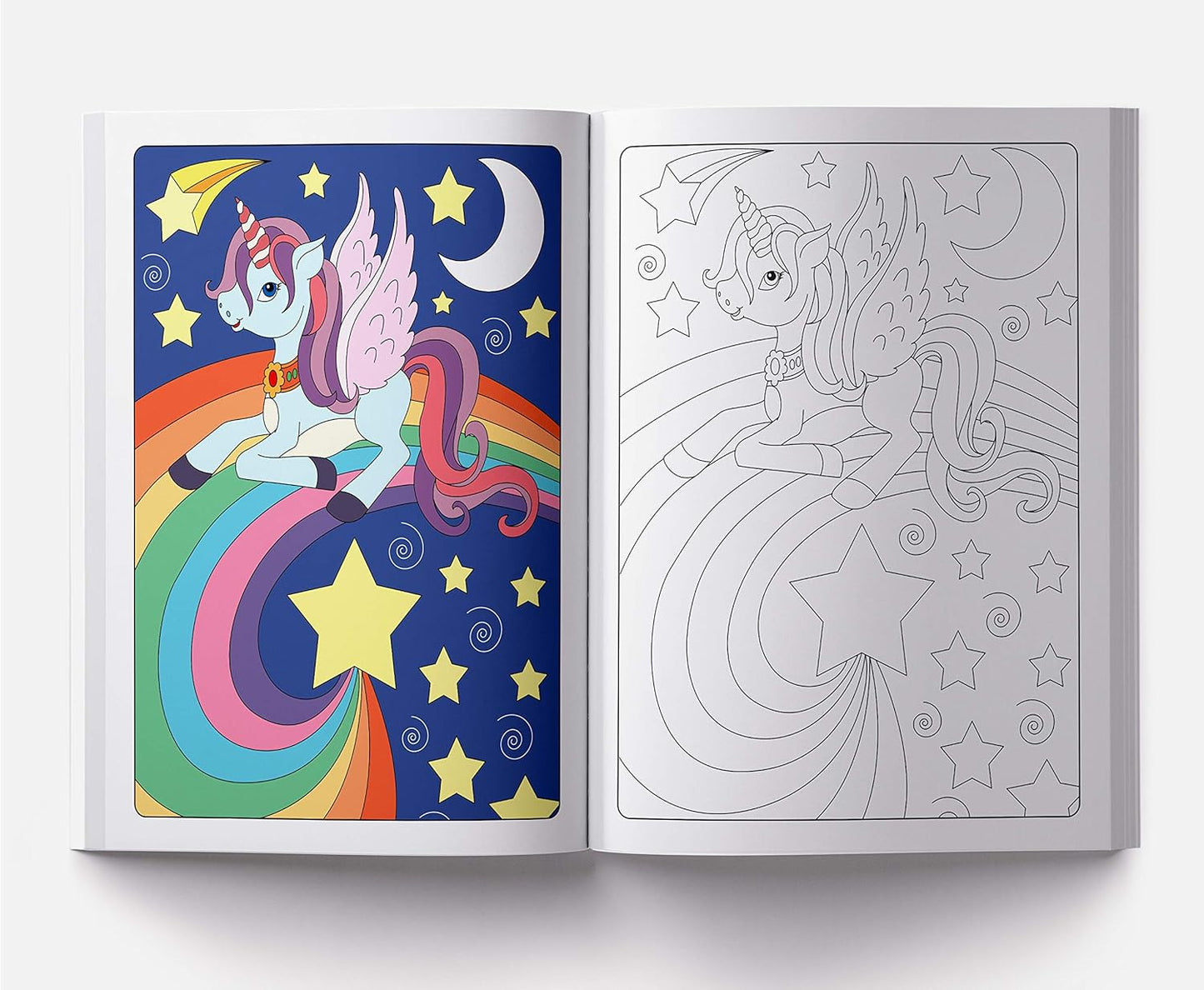 Stay Magical Unicorn Copy Coloring Book: Fun Activity Books For Children by Wonder House Books [Paperback]