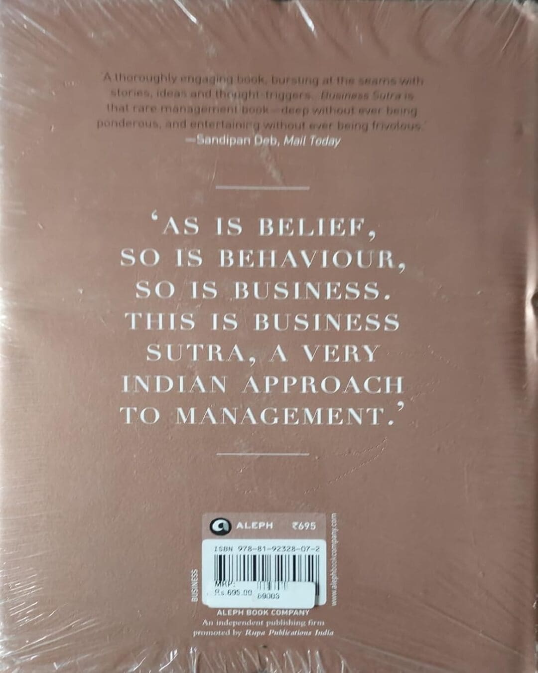 Business Sutra: A Very Indian Approach to Management by Devdutt Pattanaik [Hardcover]