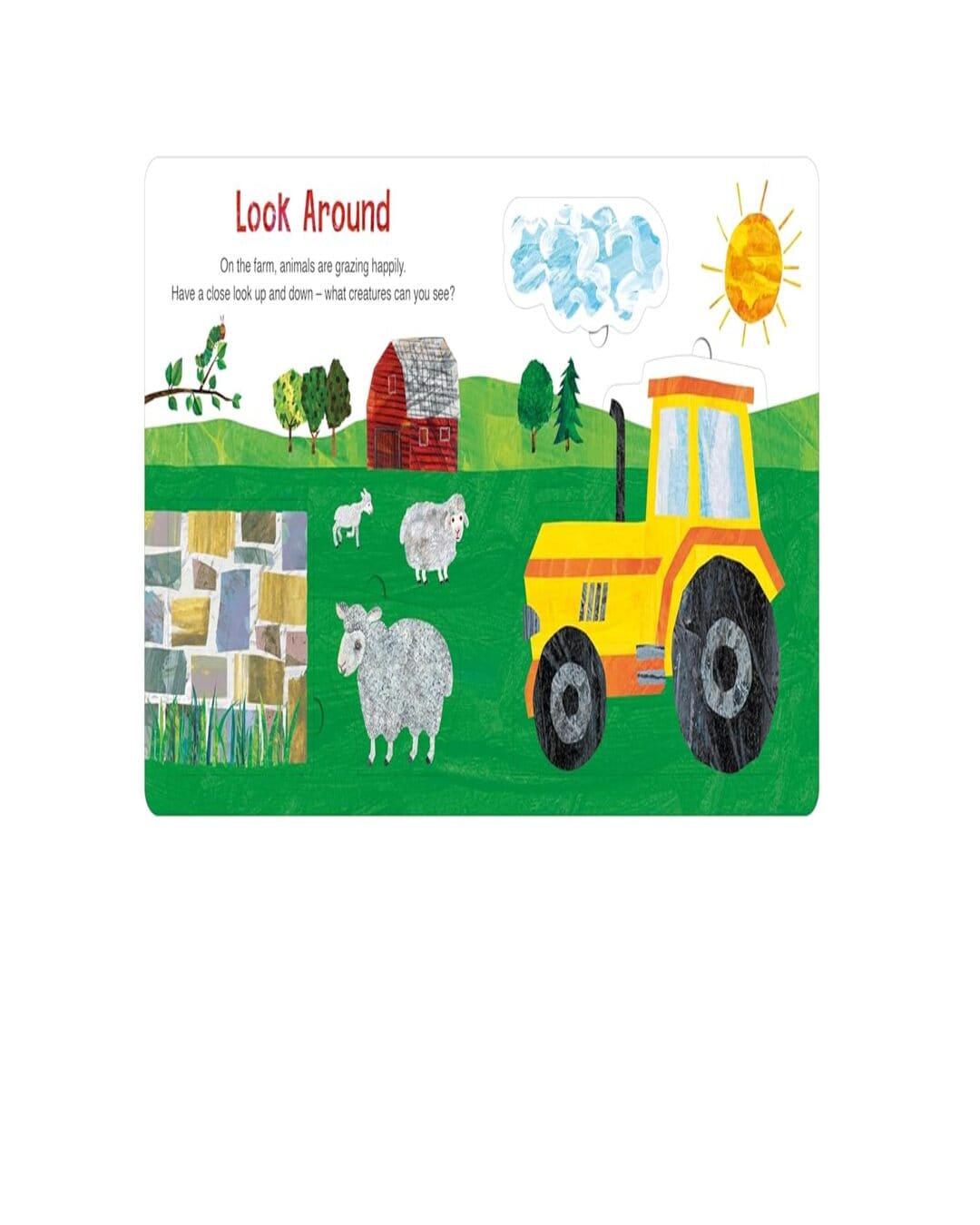 The Very Hungry Caterpillarâ€™S Lift And Learn: Farm by Carle Eric [Board book]