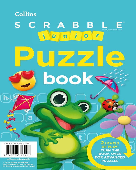 SCRABBLEâ„¢ JUNIOR PUZZLE BOOK [Paperback]