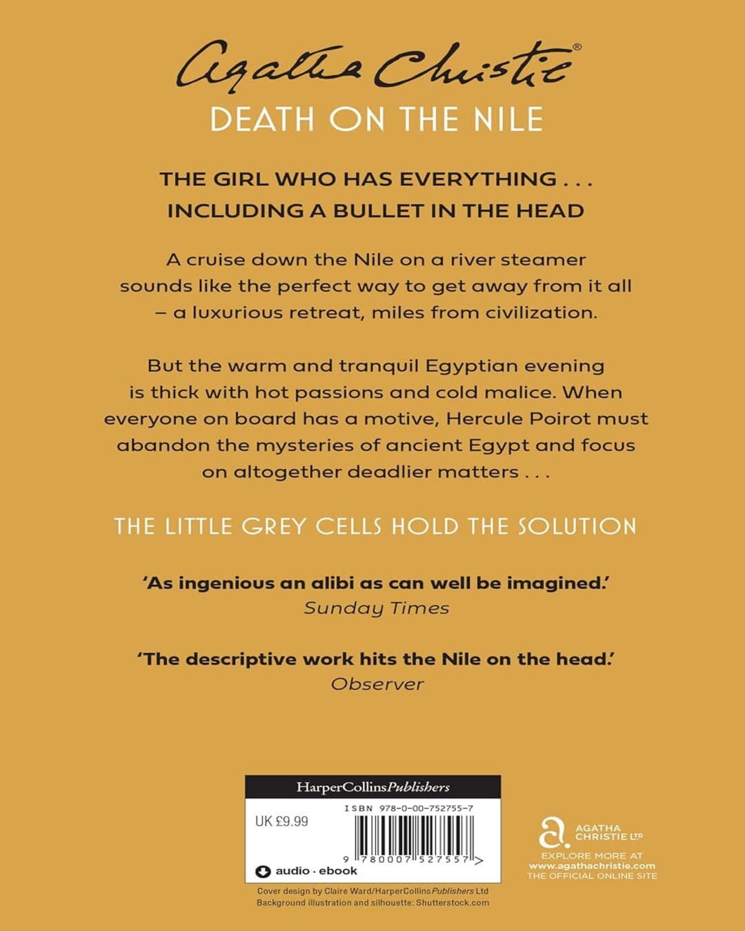 Death on the Nile by Agatha Christie [Paperback]