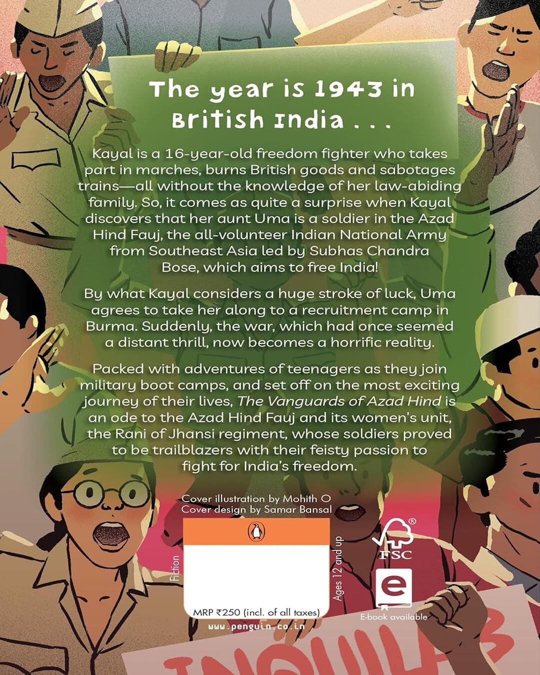 The Vanguards Of Azad Hind by Gayathri Ponvannan [Paperback]