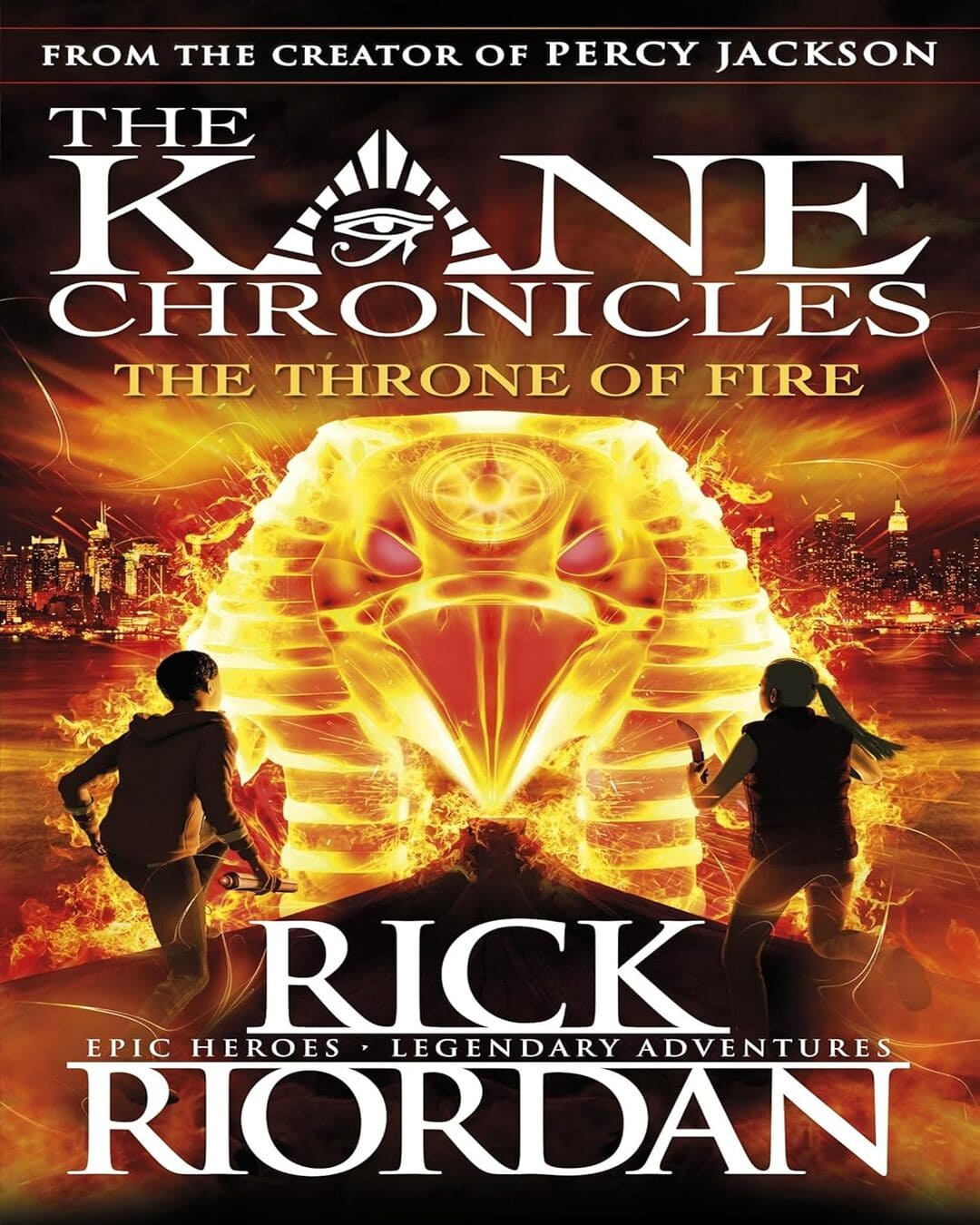 Kane Chronicles: The Throne Of Fire by Rick Riordan [Paperback]