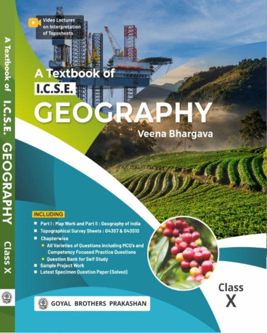 A Textbook of ICSE Geography for Class 10 (AY 2026-27)