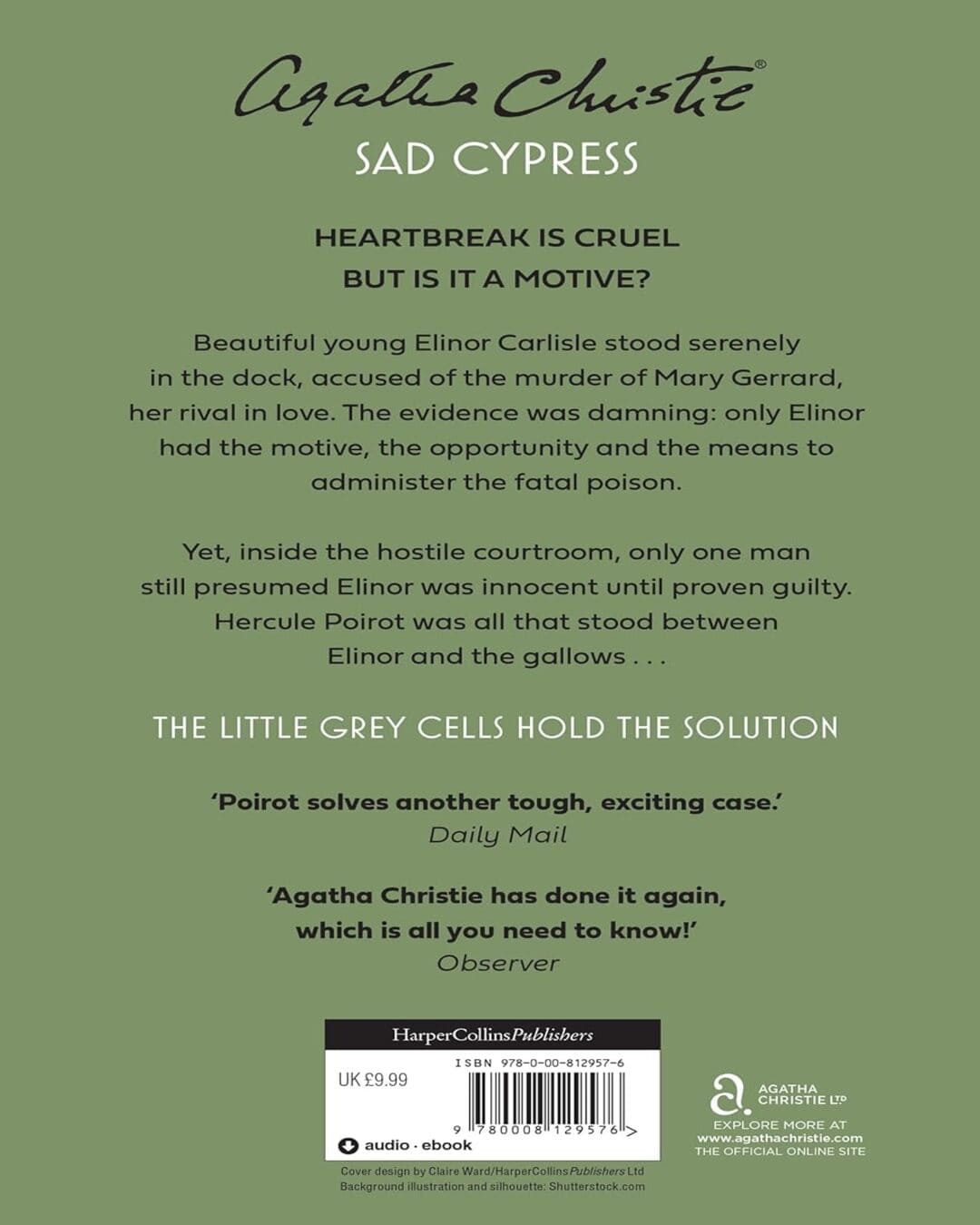 Sad Cypress by Agatha Christie [Paperback]