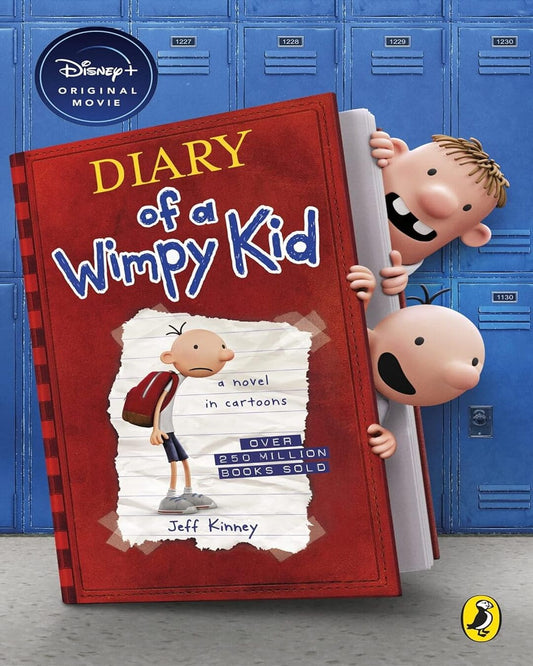 Diary of a Wimpy Kid by Jeff Kinney - Special Disney+ Cover Edition [Paperback]