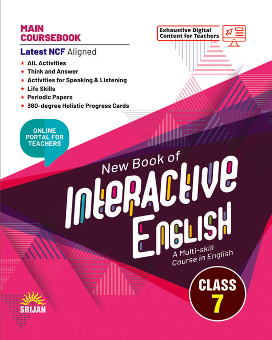 New Book Of Interactive English 7 (Revised) by J K Gangal & Madhulika Singh [Paperback]