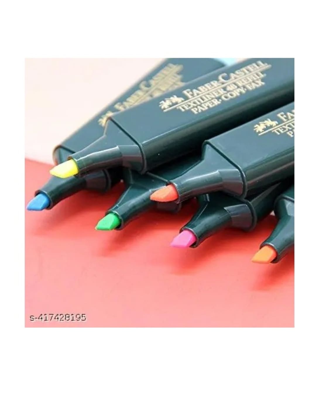 Faber-Castell Highlighters | Textliner Classic | Super-fluorescent Red | 1 Highlighter Pen