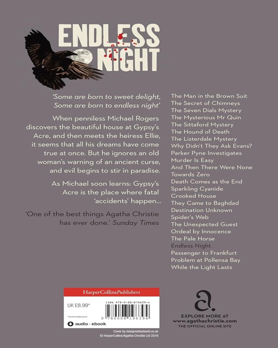 Endless Night by Agatha Christie [Paperback]