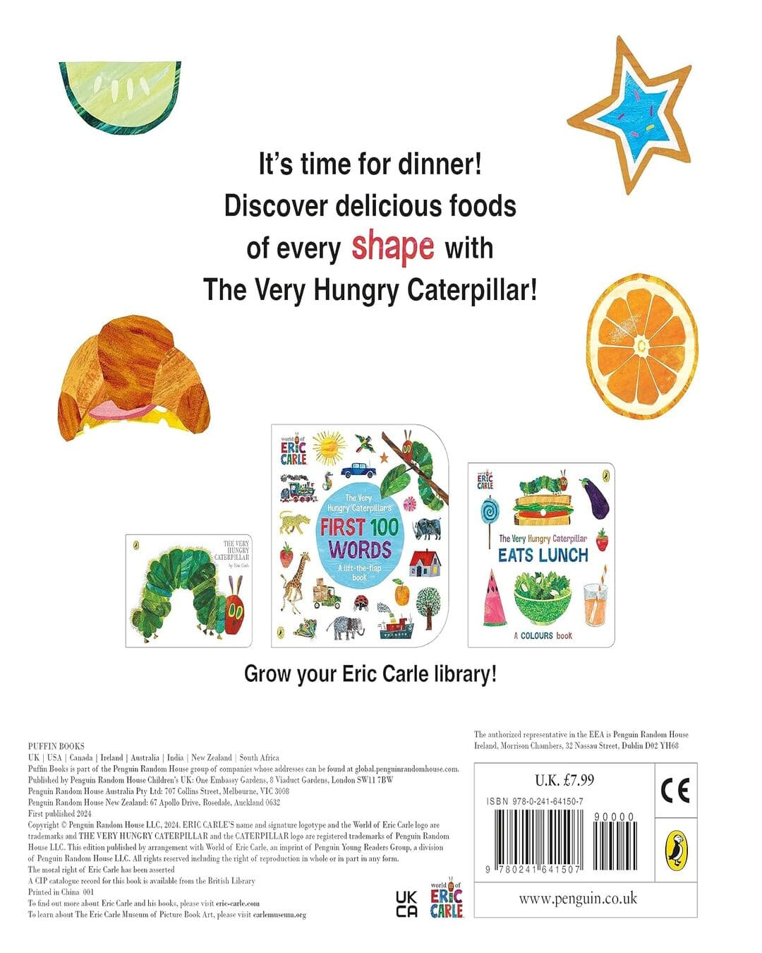 The Very Hungry Caterpillar Eats Dinner by Carle Eric [Board book]