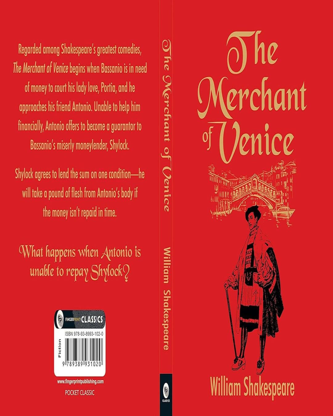 The Merchant of Venice  - Pocket Classics by William Shakespeare [Paperback]