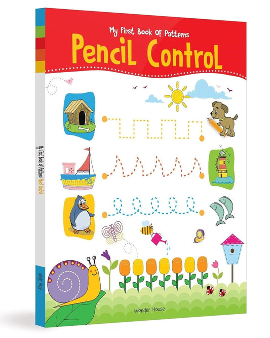 My First Book of Patterns : Pencil Control by Wonder House Books [Paperback]