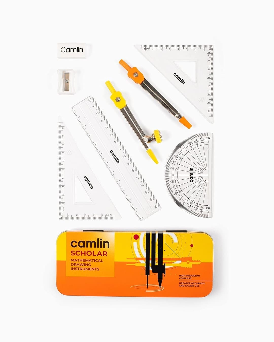 Camlin Scholar | Mathematical Drawing Instruments Box