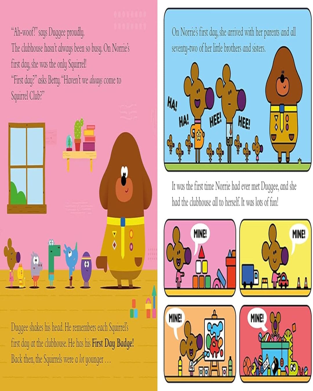 Hey Duggee: First Day at Squirrel Club [Paperback]