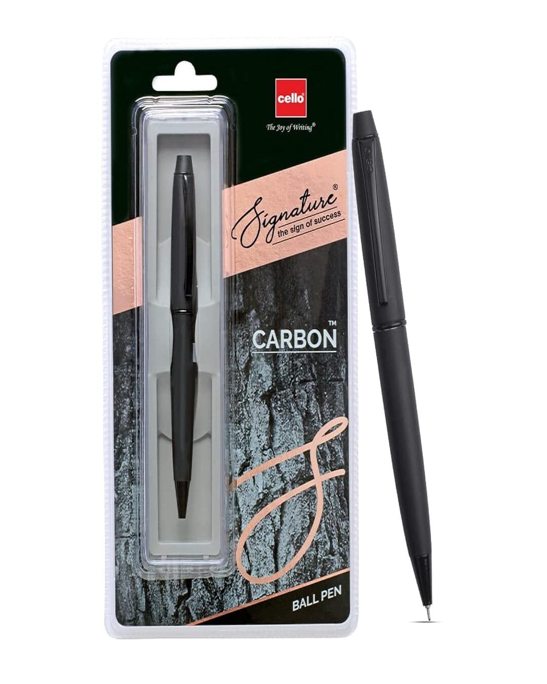 Cello Signature Carbon Ball Pen | Blue