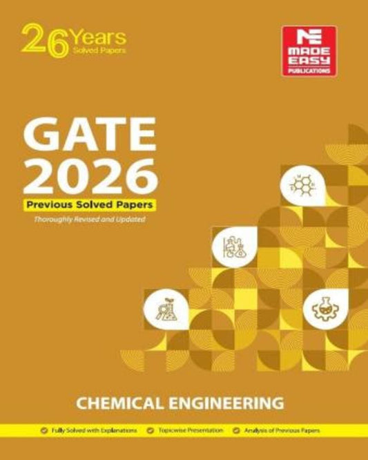 GATE 2026 Previous Solved Papers : Chemical Engineering - versoz.com
