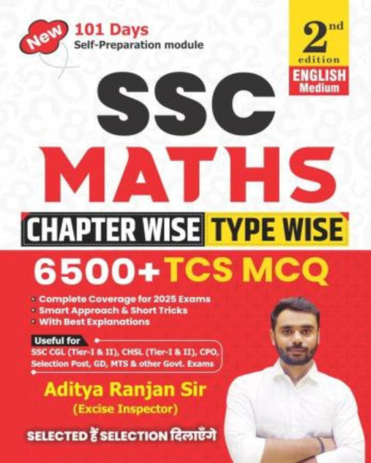 SSC Maths Chapter Wise Type Wise 6500+TCS MCQ (English Medium) - versoz.com
