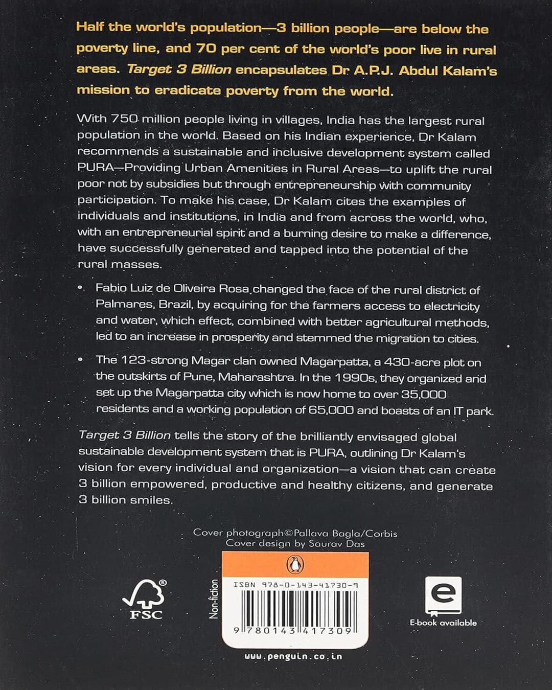 Target 3 Billion by A P J Abdul Kalam [Paperback]