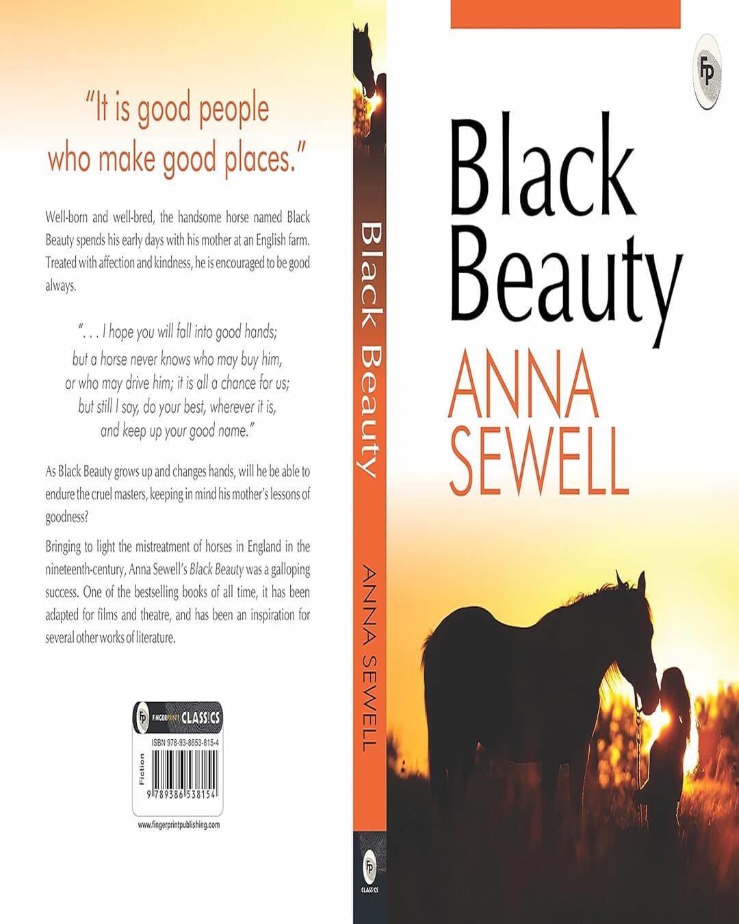 Black Beauty by Anna Sewell [Paperback]