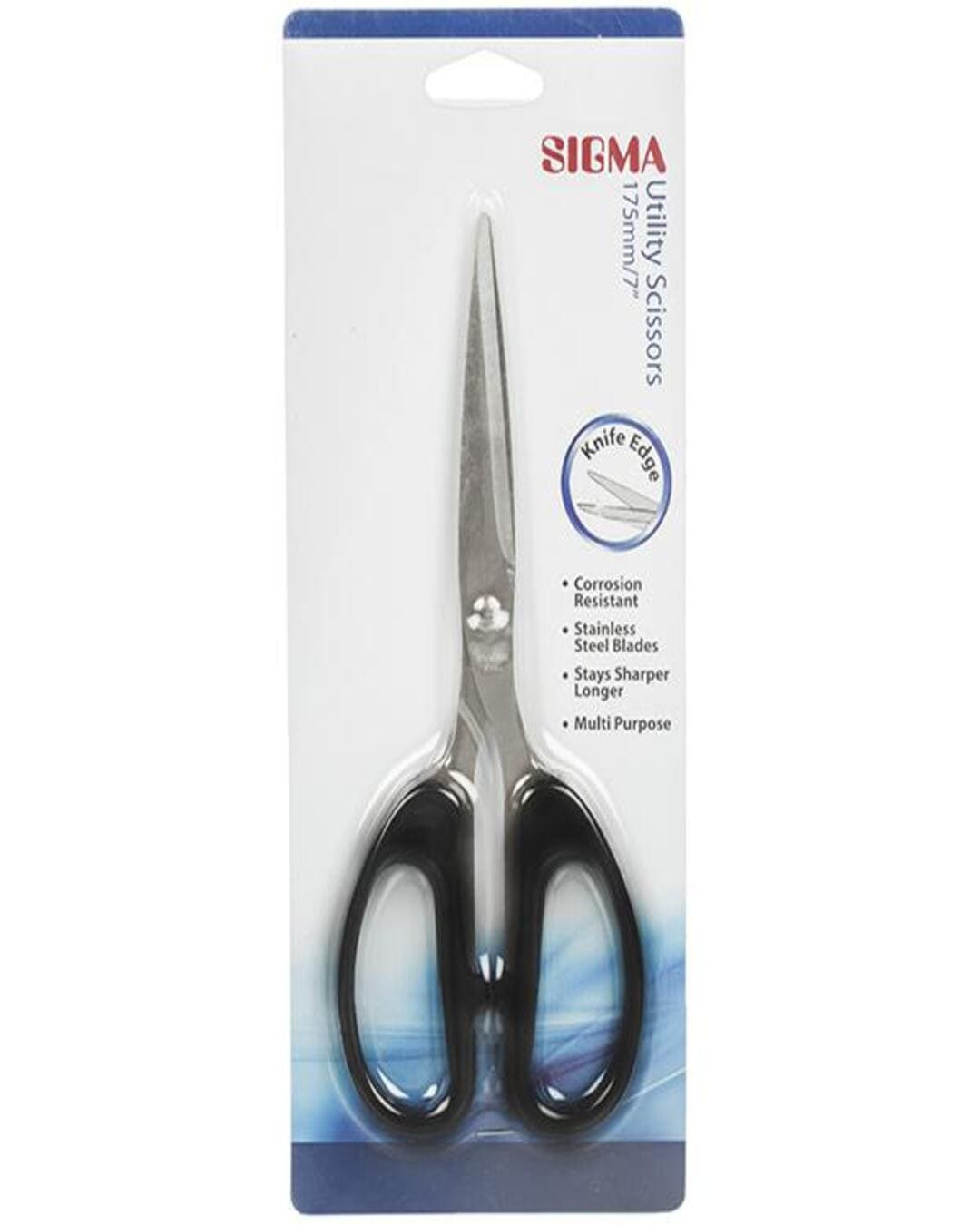 Sigma Utility Scissors | Knife Edge | 175mm/7"