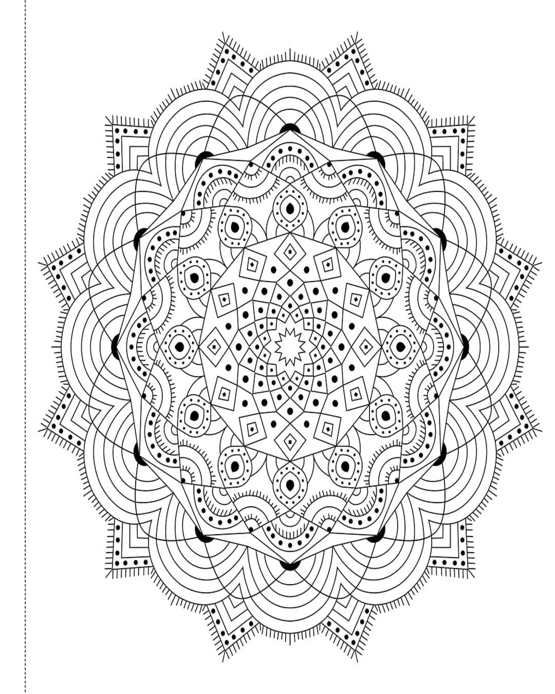 Mandala Art: Colouring books for Adults with tear out sheets by Wonder House Books [Paperback]