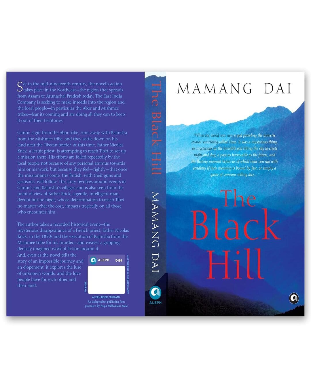 THE BLACK HILL by Mamang Dai [Paperback]