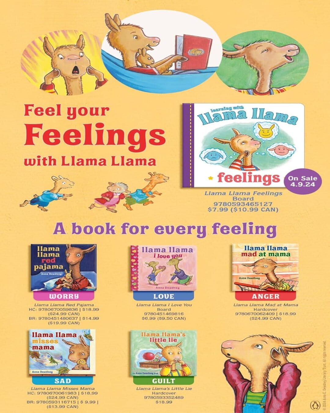 Llama Llama Feelings [Board Book]