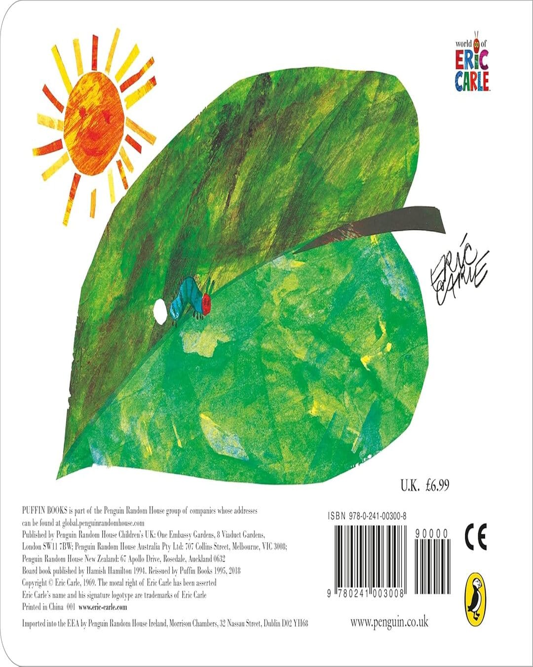 Very Hungry Caterpillar by Carle Eric [Board Book]